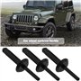 The Lord of the Tools 20Pcs Clips de Garniture de Passage de Roue Attaches à Rivets Aveugles Clip de Fixation de Pare-Chocs en P