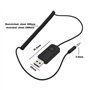 The Lord of the Tools Adaptateur USB Bluetooth Auxiliaire 5.4 pour Voiture avec Prise Jack 3,5 Mm pour Autoradio Casque Filaire