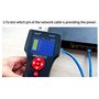 Noyafa Testeur de câble réseau multifonctionnel NF-8601W-A pour identifiant RJ45, RJ11, BNC, PING/POE 8