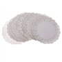 LLLucky 200 Pcs De Mariage Dentelle Ronde Papier Napperon Parti Cake Emballage Papier Pad Desserts Affichage Napperons sous-Verr