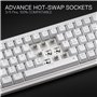Redragon K709 Clavier de jeu filaire RVB 65 %, clavier mécanique compact à 68 touches remplaçables à chaud avec prise Free-Mod,
