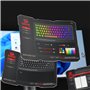 Redragon K709 Clavier de jeu filaire RVB 65 %, clavier mécanique compact à 68 touches remplaçables à chaud avec prise Free-Mod,
