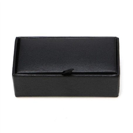 BELTI Porte-Boutons de Manchette Hommes Boutons de Manchette Pince à Cravate Anneau boîte de Rangement Faux Cuir Organisateur Af