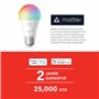 Sengled Ampoule intelligente LED (E27), compatible Matter et Alexa, multicolore, équivalent 60 W, 800 lm, appairage instantané, 