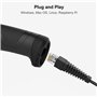 Inateck USB Lecteur de Code-Barres avec Support, Douchette Filaire, BCST-33