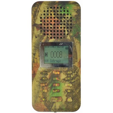 Likeblue Chasse Extérieure Oiseau Caller Camouflage Lecteur MP3 20W 126dB Haut Parleur Ecran LCD Batterie Rechargeable