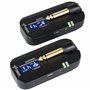 Sondery Sans Fil Guitare Émetteur et Récepteur Guitare 5.8GH Système de Sans Fil Guitar 4 pour Guitare Électrique et Basse Élect
