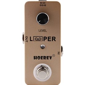 HOEREV Guitar Mini Loop Effector Looper - Conception Compacte, Haute Qualité Sonore, Overdubs Sans Fin, Matériel Durable, Idéal  HOEREV Guitar Mini Loop Effector Looper - Conception Compacte