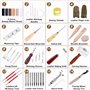 Outils de travail du cuir Outils et fournitures de travail du cuir Outils de bricolage en cuir Cuir Artisanat Outils DIY En Cuir