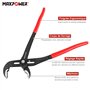 Pince Multiprise de Pointe Jeu de 3 Pièces 175, 240 et 415 mm Pince Multiprise Grande Taille Pince Plombier