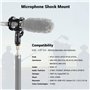 SMALLRIG Microphone Support Universel Adaptateur Suspension Antichoc Shock Mount Support Amortisseur avec Cold Shoe 1859