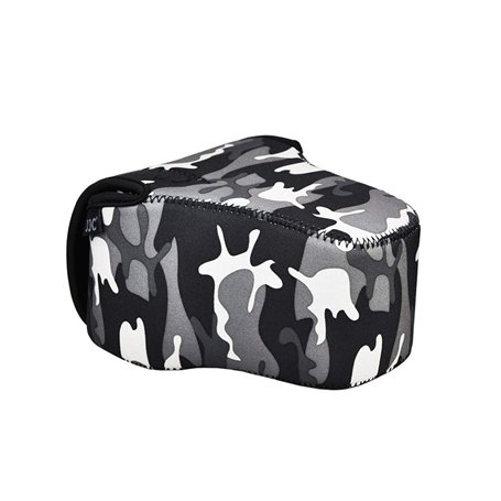 JJC Housse en néoprène Ultra légère pour Canon EOS R10 Om System Om-1 Sony a9II a7R IV III II a7SII a7 RX10 III IV Nikon Z7 Z6 C