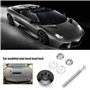 Be In Your Mind 2x Loquet à Dégagement Rapide 30mm Mini Capot Clip Kit Bouton Poussoir en Alliage d'aluminium pour Voiture Pare-