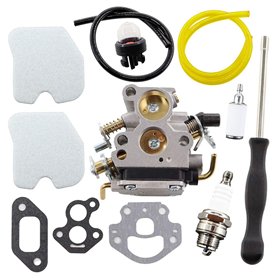 MCHNIC Carburateur avec Tournevis de Réglag Filtre à Air pour Husqvarna 235 235E 236 236E 240 240E C1T-W33 4 Zama Tronçonneuse R MCHNIC Carburateur avec Tournevis de Réglag Filtre à Air pour Husqvarna 235 235E 236 236E 240 240E C1T-W33 4 Zama Tronçonneuse R