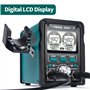 YIHUA 995D+ EVO Station de réparation à air chaud et station de soudage 2-en-1 avec écran LCD dynamique, comprenant 3 embouts de