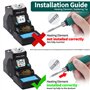 YIHUA 982-III Kit de station de soudage de précision compatible avec C245 - Livré avec 3 embouts de fer à souder C245, fil à sou