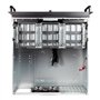 UNYKAch Boîtier Rack 19" UK4339V Format 4U Compatible avec réfrigérations liquides de 360 mm (Support Inclus), Fermeture à clé, 