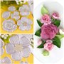 5 sets Matrices de Découpe Scrapbooking Cutting Dies Fleur Plante Bricolage Outil Gaufrage Décoration Pochoir Découpage pour Car
