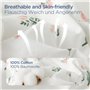 Duomiaomiao Gigoteuse d'hiver pour bébé - Tog 2,5 - 18 à 36 mois - 100 % coton - Couverture portable pour nouveau-né - Fleur