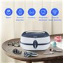 Uten Nettoyeur à Ultrasons 600ML Appareil Nettoyeur Domestique avec Panier Nettoyage et Support Automatique pour Nettoyage Bijou