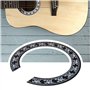 The Lord of the Tools Lot de 2 autocollants pour guitare acoustique - Rosace classique - Décoration - Accessoire d'instrument de