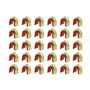 be in your mind 30pcs Points d'encochage Corde de Tir à l'arc en Laiton Clips de Boucle d'encoches pour Accessoires Corde d'arc