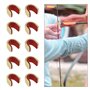 be in your mind 30pcs Points d'encochage Corde de Tir à l'arc en Laiton Clips de Boucle d'encoches pour Accessoires Corde d'arc