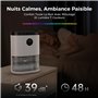 CONOPUPlus Deshumidificateur d air, Déshumidificateur avec Capteur d’Humidité, Minuterie 48H, Lumières 7 Couleurs, Dégivrage Aut