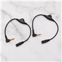 The Lord of the Tools Lot de 2pcs Câbles d'extension Audio 3,5mm Mâle vers Femelle Câble de Contrôle du Volume Casque/Haut-parle