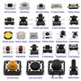 Be In Your Mind 260pcs Micro Interrupteur Tactile Momentané Kit d'assortiment d'interrupteurs à Bouton-poussoir Tactile 26 Valeu