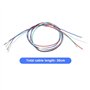 Lot de 2 jeux (8 pièces) de câbles phono pour tourne-disque Phono Headshell Accessoires de rechange 35 mm