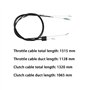 The Lord of the Tools Câble d'accélérateur et Câble d'embrayage pour Tondeuse à Gazon Compatible avec Einhell Compatible avec To