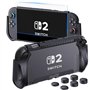 HEYSTOP Coque de Protection pour Nintendo Switch 2 Dockable Housse de Protection en TPU pour Console Switch 2 et Poignées avec C