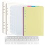 Classeur A5 6 Trous Avec Recharge Papier 160 Feuilles/320 Pages