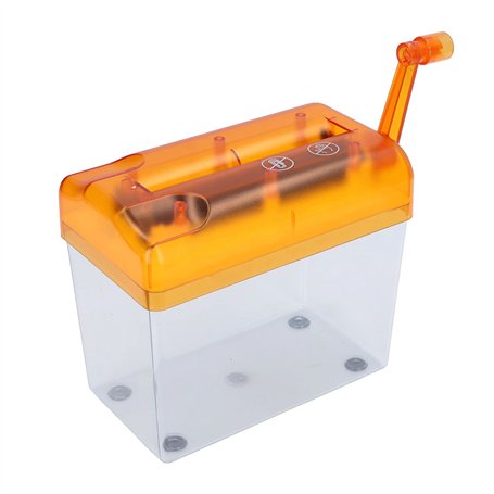 Yadoo Destructeur de Documents Manuel | Mini Déchiqueteuse à Main pour Papier A6/A4 Pliées | Outil de Coupe de Papier pour Burea