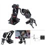 Tatiy Kit de Bras Mécanique de Robot 6DOF, Pince de Programmation Robotique avec 6 Servomoteurs, Pièces de Robot Industriel de M