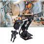 Tatiy Kit de Bras Mécanique de Robot 6DOF, Pince de Programmation Robotique avec 6 Servomoteurs, Pièces de Robot Industriel de M