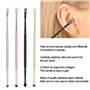 curette d'oreille en acier inoxydable 4 couleurs douce pour la maison pour homme