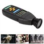 Stroboscope Numérique LCD Tachymètre Flash Portable Compteur de Mesure de Vitesse de Rotation sans Contact avec Boîte de Rangeme