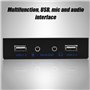 2 Ports USB 2.0 + Micro + Interface Audio HD