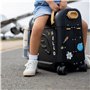 Bleu - Comprend Un lit-Valise à roulettes pour Enfant + Sac à Dos Crew Backpack léger