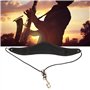 Harnais d'épaule de saxophone, accessoires de musique Sangle de cou en cuir PU rembourré doux pour saxophone soprano ténor alto