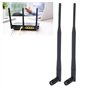 2 Pièces Antenne Pliable 4G 12dbi Haut Gain SMA Tête Mâle Omnidirectionnelle LTE GSM GPRS WCDMA 3G Pleine Bande SMA Aiguille Int