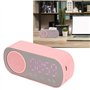 PUSOKEI Réveil Numérique avec Haut-Parleur Bluetooth, Horloge Numérique Radio FM, Haut-Parleur de Lecture HiFi sans Fil, écran M