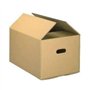 Lot de 25 boites en Carton pour déménagement 40X30X27 CM Haute résistance 20KG emballage couleur marron fabriqué en France (25)