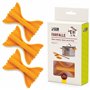 Monkey Business Farfalle – Lève-couvercle 3 en 1 en silicone