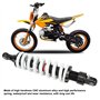 Bediffer Amortisseur Arrière, Amortisseur de Moto 350 Mm, Amortisseur Universel Réglable pour 50 110 125 140 150 160 Dirt Bike A