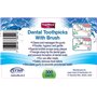 TOPMED ETS Lot de 300 cure-dents en plastique manuel pour soins buccaux (couleur aléatoire)
