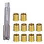 Inserts filetés mâles en acier rapide M14x1.25 pour bougie d'allumage filetée 14mmx1.25mm
