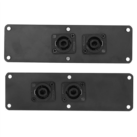 Prise de Haut-parleur Plaque de Fer Speakon Plaque de Prise de Haut-parleur Plaque de Prise de Haut-parleur Audio Dual Speakon P